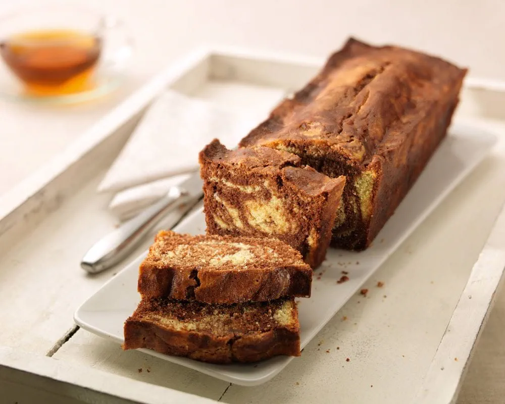 Gâteau marbré au chocolat