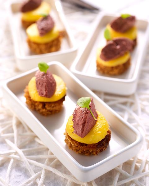 recipe image Tour de pain d'épices, pomme et pâté