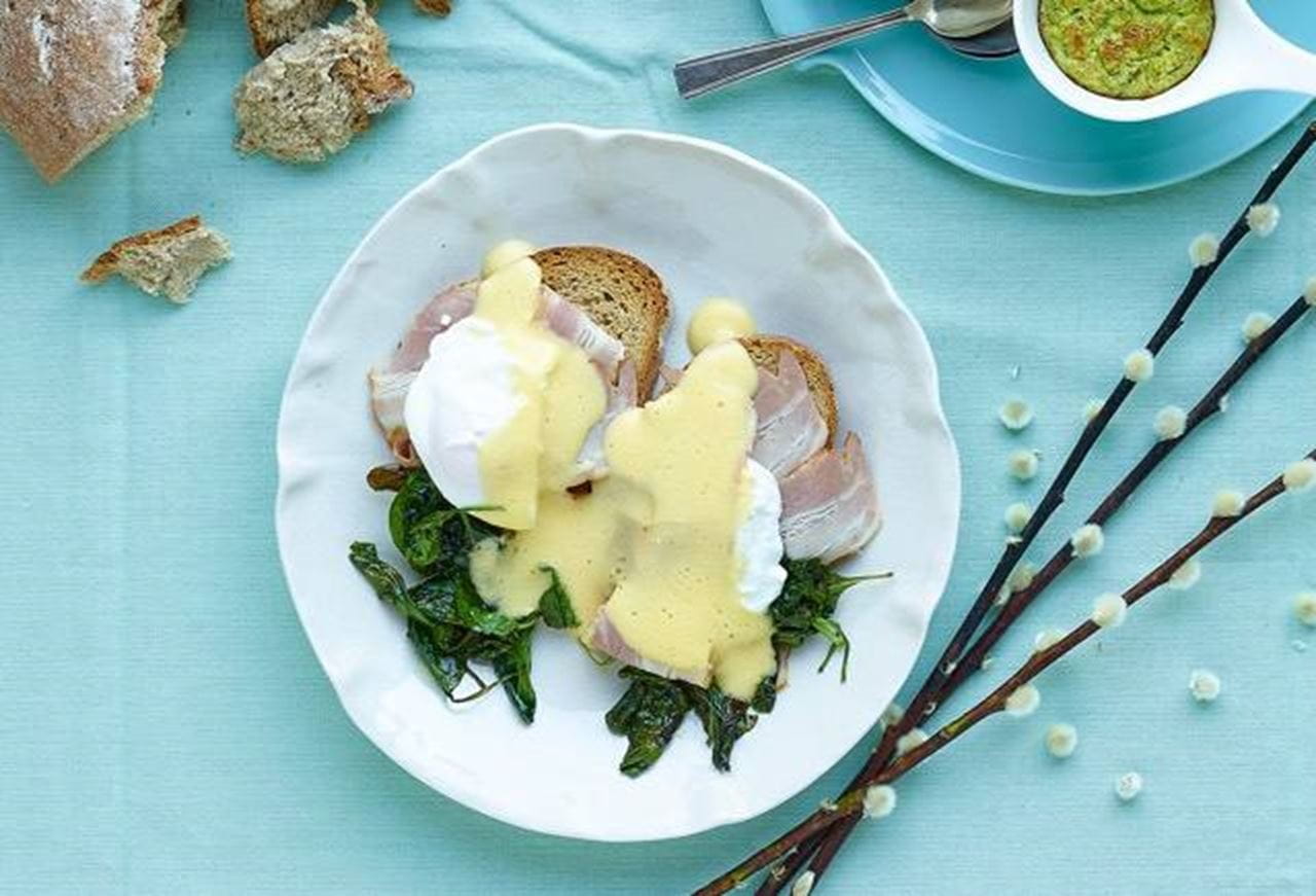 recipe image Oeufs bénédicte au lard