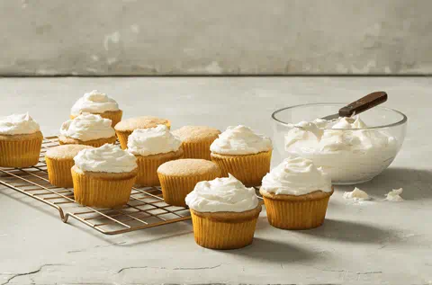 recipe image Délicieux cupcakes à la crème