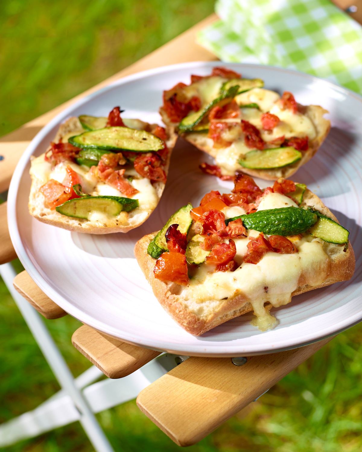 recipe image Ciabatta végétarienne et ses légumes grillés au barbecue