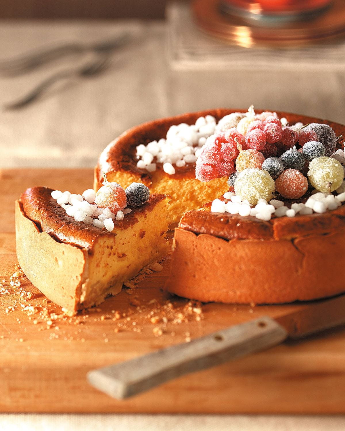 recipe image Gâteau au fromage blanc et au mascarpone