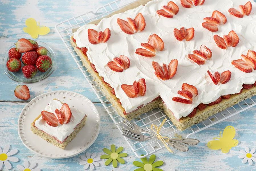 Gateau Papillon Au Fraises Gateau Papillon Au Fraises