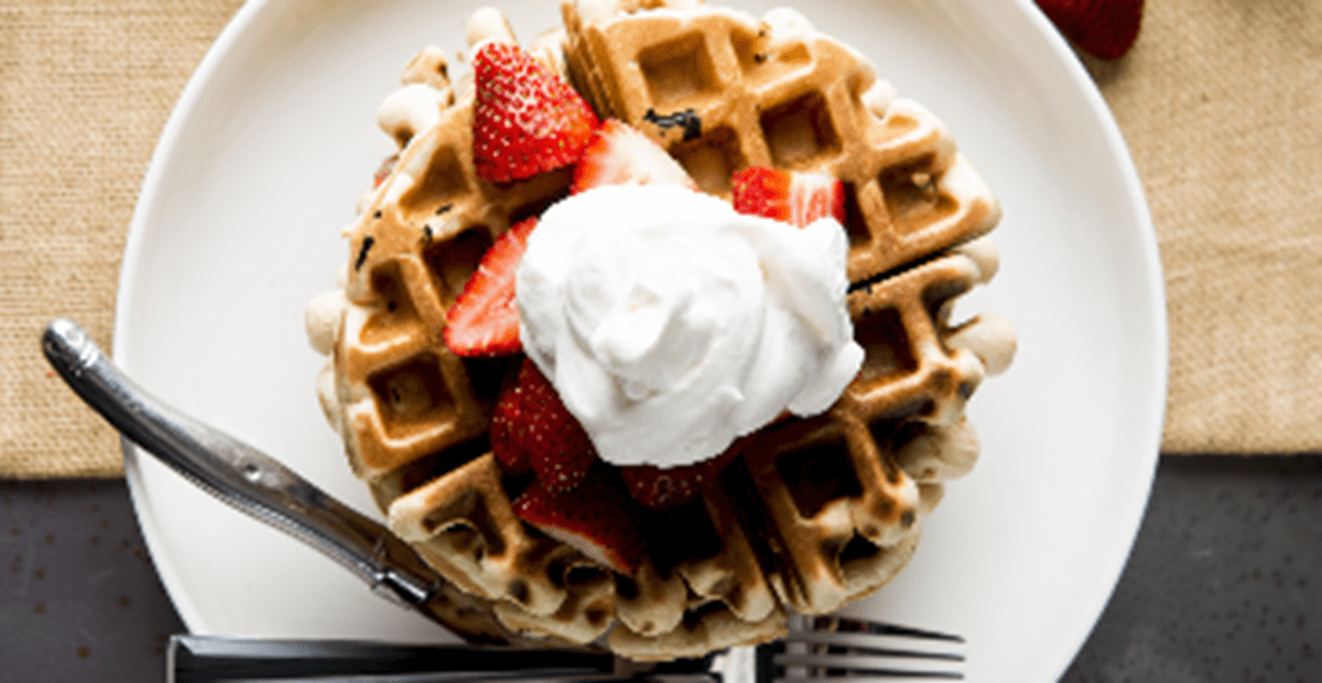 recipe image Délicieuses gaufres à la chantilly